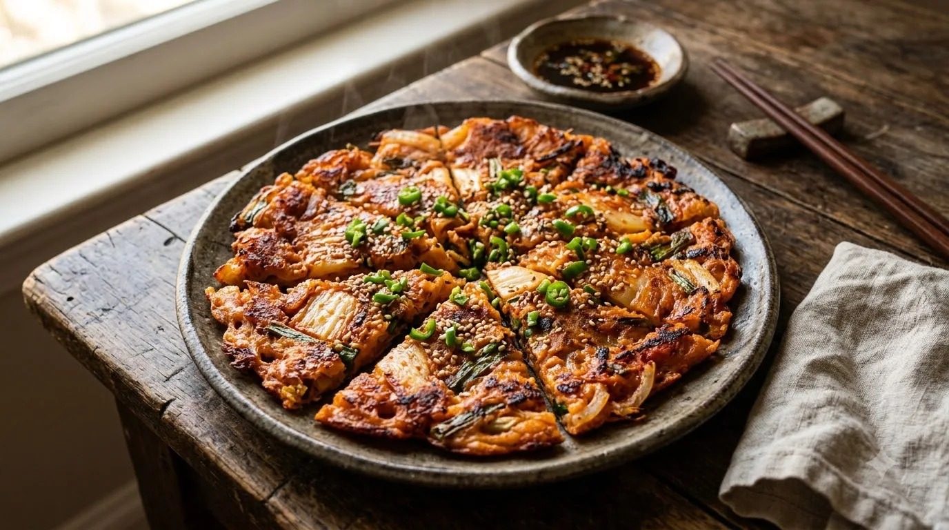 김치전 레시피 바삭하게 부치는 황금 비율과 불 조절 꿀팁 이미지 3